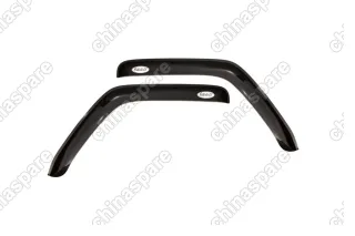 REINWV877 Дефлектор окон 2 шт. PETERBILT 387 2002-2010, накладной, скотч 3М, дымчатый