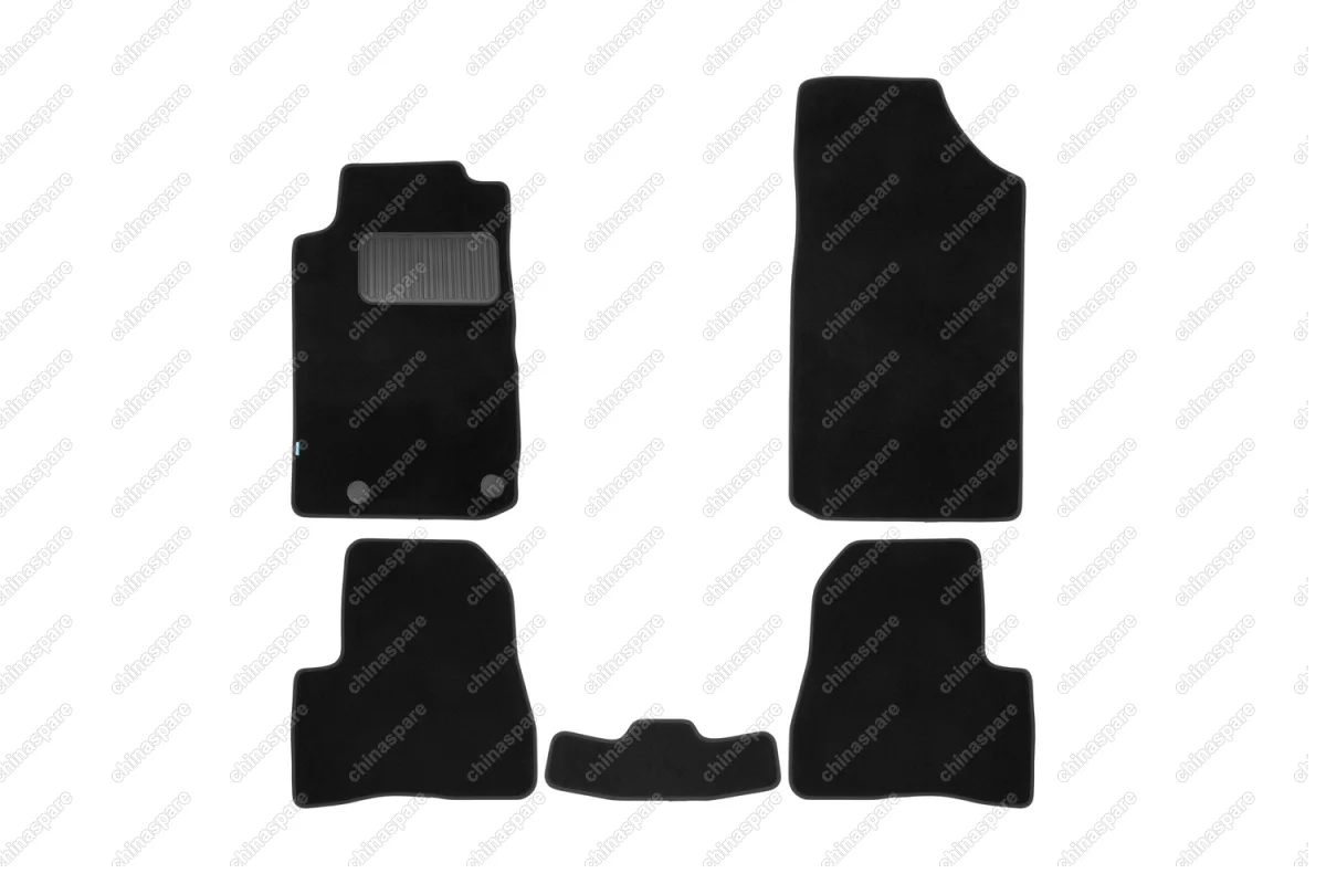 KLEVER03380122110kh Коврики в салон Klever Premium PEUGEOT 206 1998->, сед., хб., 5 шт. (текстиль)