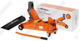 AJ-2.3F-350P Домкрат подкатной 2.3 тонны + шток для фиксации груза