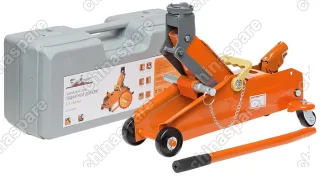 AJ-2.3F-350PK Домкрат подкатной 2.3 тонны, в кейсе + шток для фиксации груза