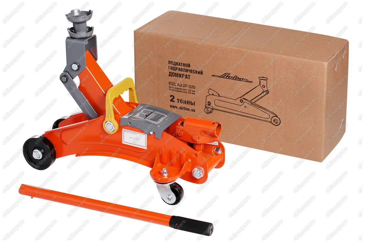 AJ-2F-320 Домкрат подкатной 2т (MIN - 125 мм, MAX - 320 мм)