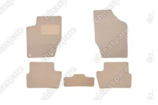 KLEVER04381122112kh Коврики в салон Klever Premium PEUGEOT 308 2007-2014, хб., 5 шт. (текстиль, бежевые)