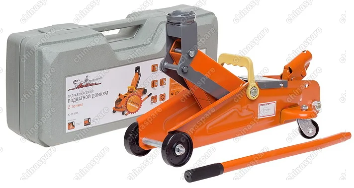 AJ-2F-330K Домкрат подкатной 2 тонны, в кейсе