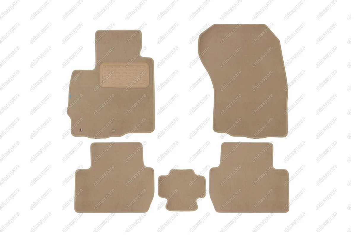 Коврики в салон Klever Premium PEUGEOT 4007 2007-2012, кросс., 5 шт. (текстиль, бежевые)