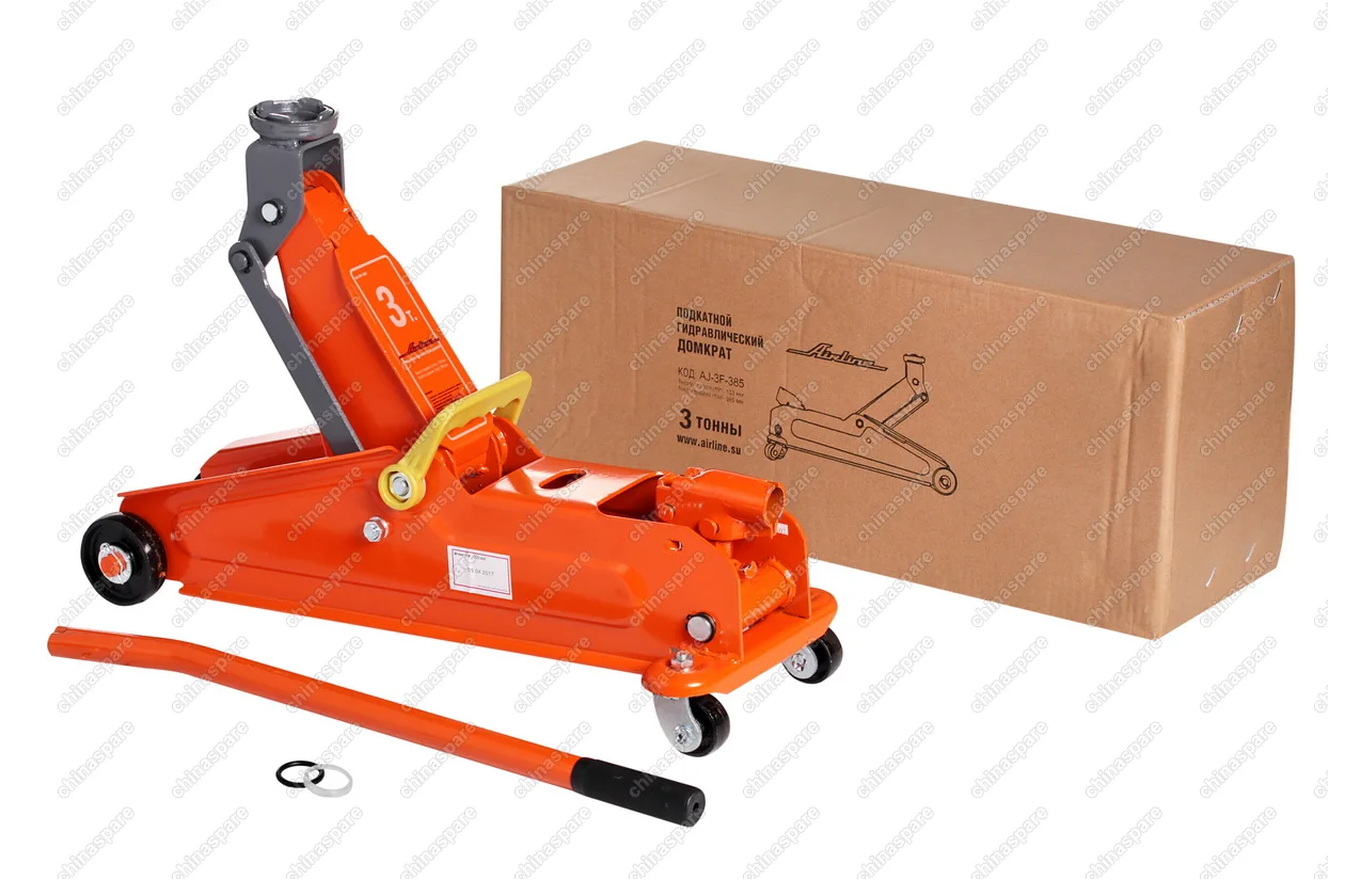 AJ-3F-385 Домкрат подкатной 3т (MIN - 133 мм, MAX - 385 мм)