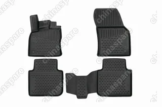 FORMAT3D4519210k Коврики 3D в салон SKODA Kodiaq, 2017->, 4 шт. (ПУ, повышенная износостойкость)
