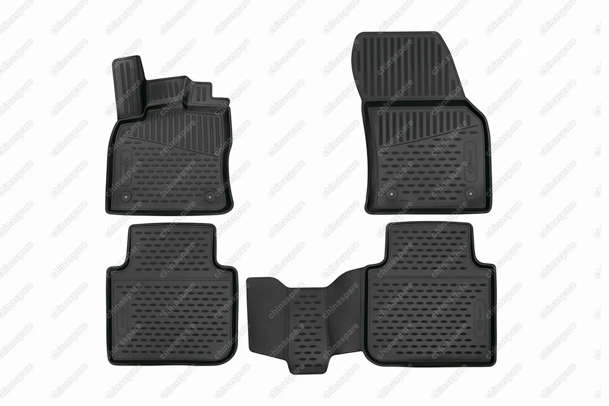FORMAT3D3331210k Коврики 3D в салон MAZDA CX-9, 2017->, кросс., 6 шт. (ПУ, повышенная износостойкость)