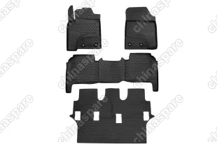 FORMAT4853210k Коврики в салон TOYOTA Land Cruiser 200, 2012-2015, 4 шт. (ПУ, повышенная износостойкость)