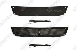 Защитная сетка и заглушка решетки переднего бампера Русская Артель Great Wall Hover H5 2011-2016