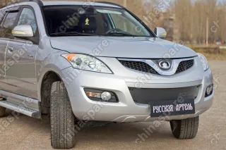 Зимняя заглушка решетки переднего бампера Русская Артель Great Wall Hover H5 2011-2016