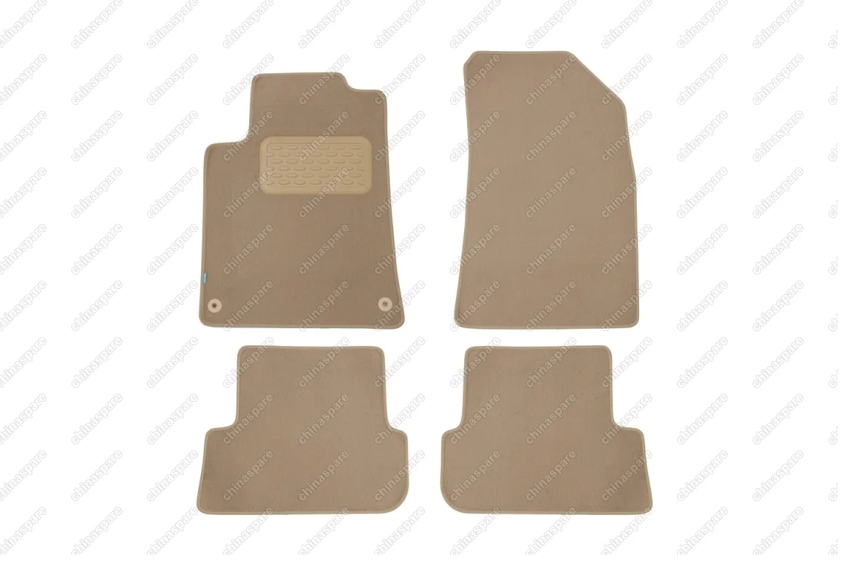 Коврики в салон Klever Premium PEUGEOT 407 2004-2010, ун., 4 шт. (текстиль, бежевые)