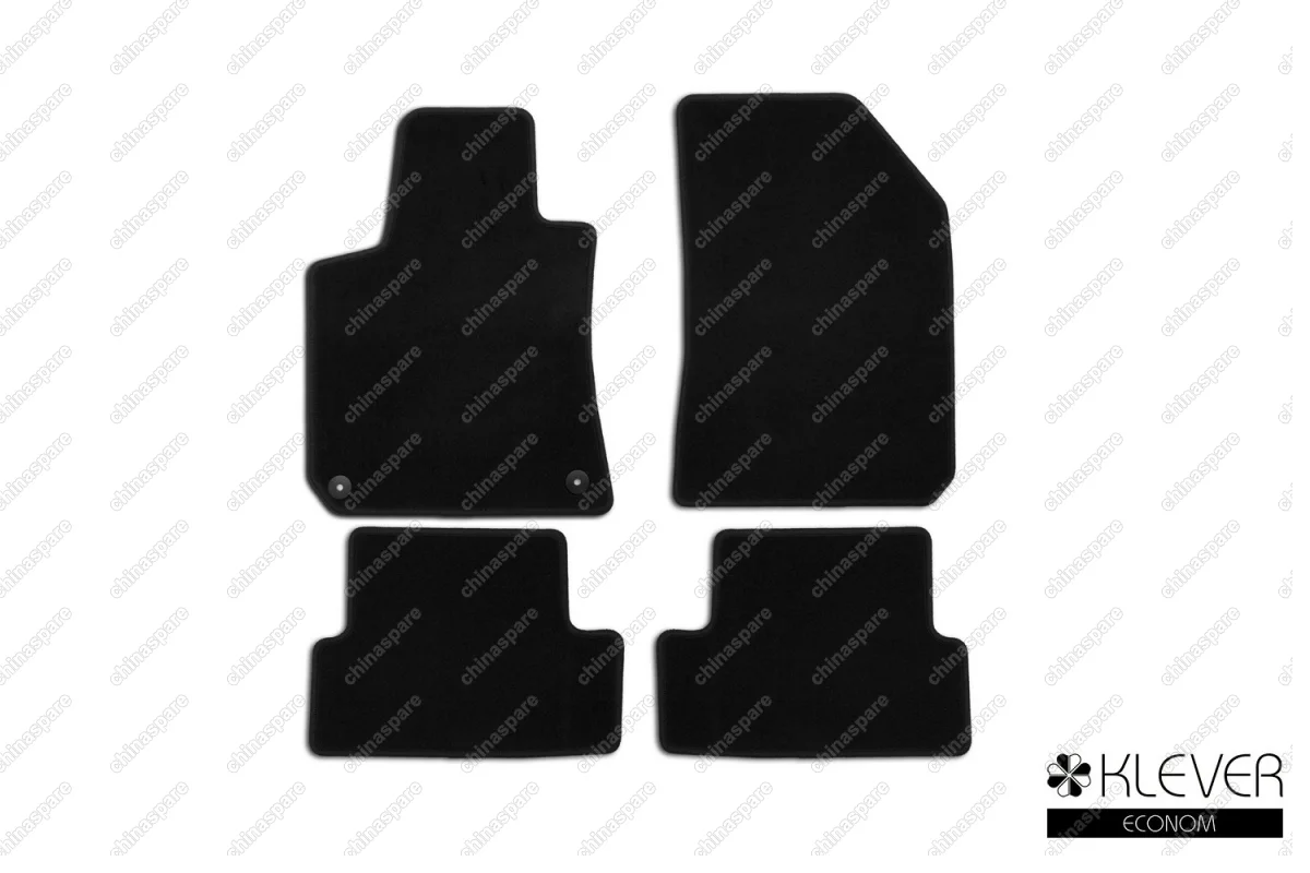 KLEVER01382501200k Коврики в салон Klever Econom PEUGEOT 308 2014->, хб., 4 шт. (текстиль)