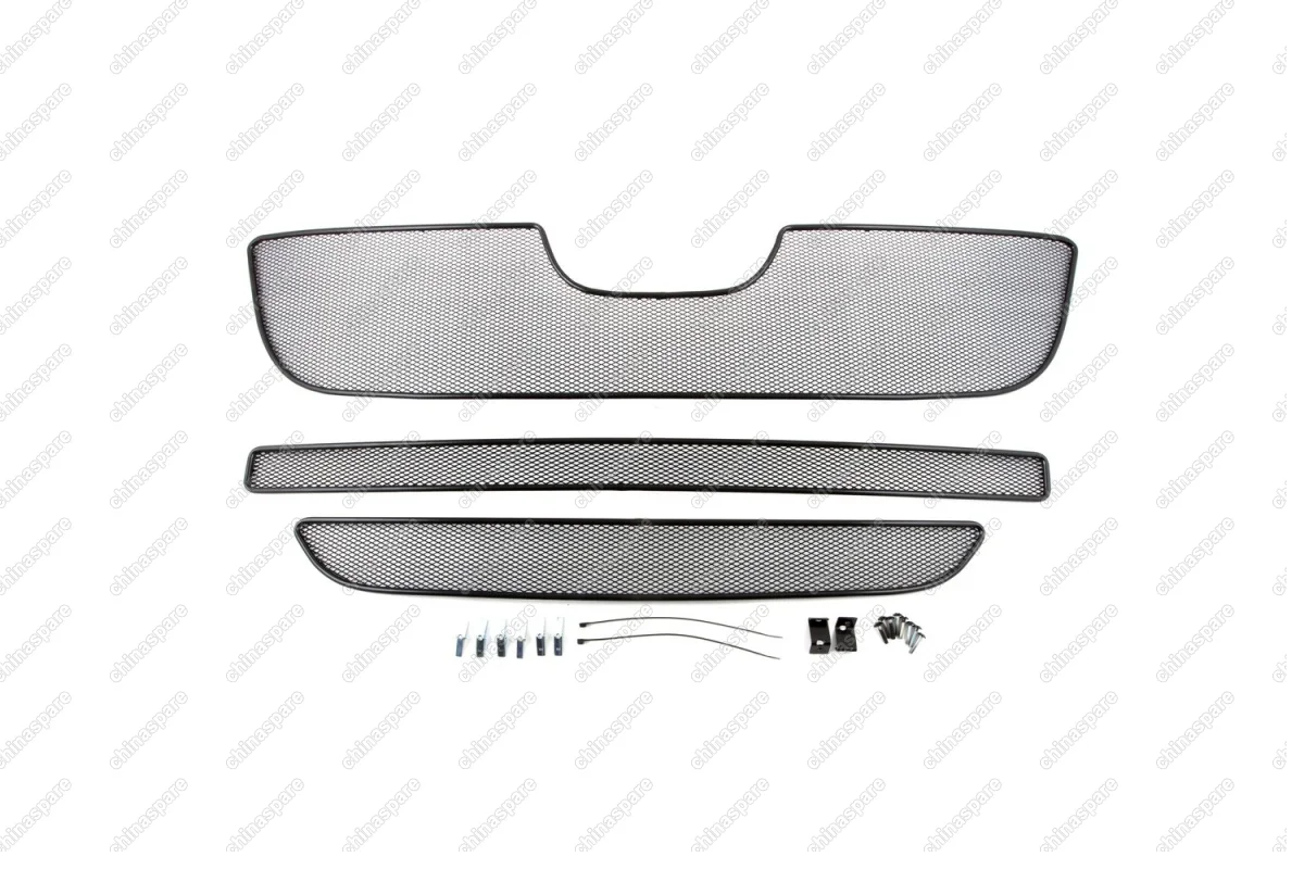 1410114101 Сетка на бампер внешняя для PEUGEOT Boxer 2007-2014, 3 шт., черн., 10 мм