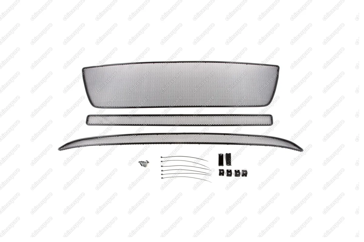 1410215101 Сетка на бампер внешняя для PEUGEOT Boxer 2015->, 3 шт., черн., 10 мм