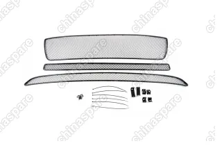 1410215151 Сетка на бампер внешняя для PEUGEOT Boxer 2015->, 3 шт., черн., 15 мм