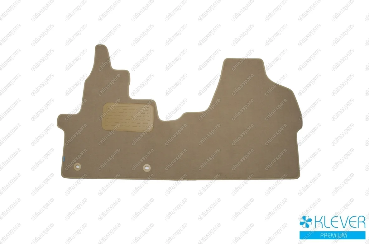 KLEVER04382622112kh Коврики в салон Klever Premium PEUGEOT Expert 2017->, фургон, 1 шт. (текстиль, бежевые)