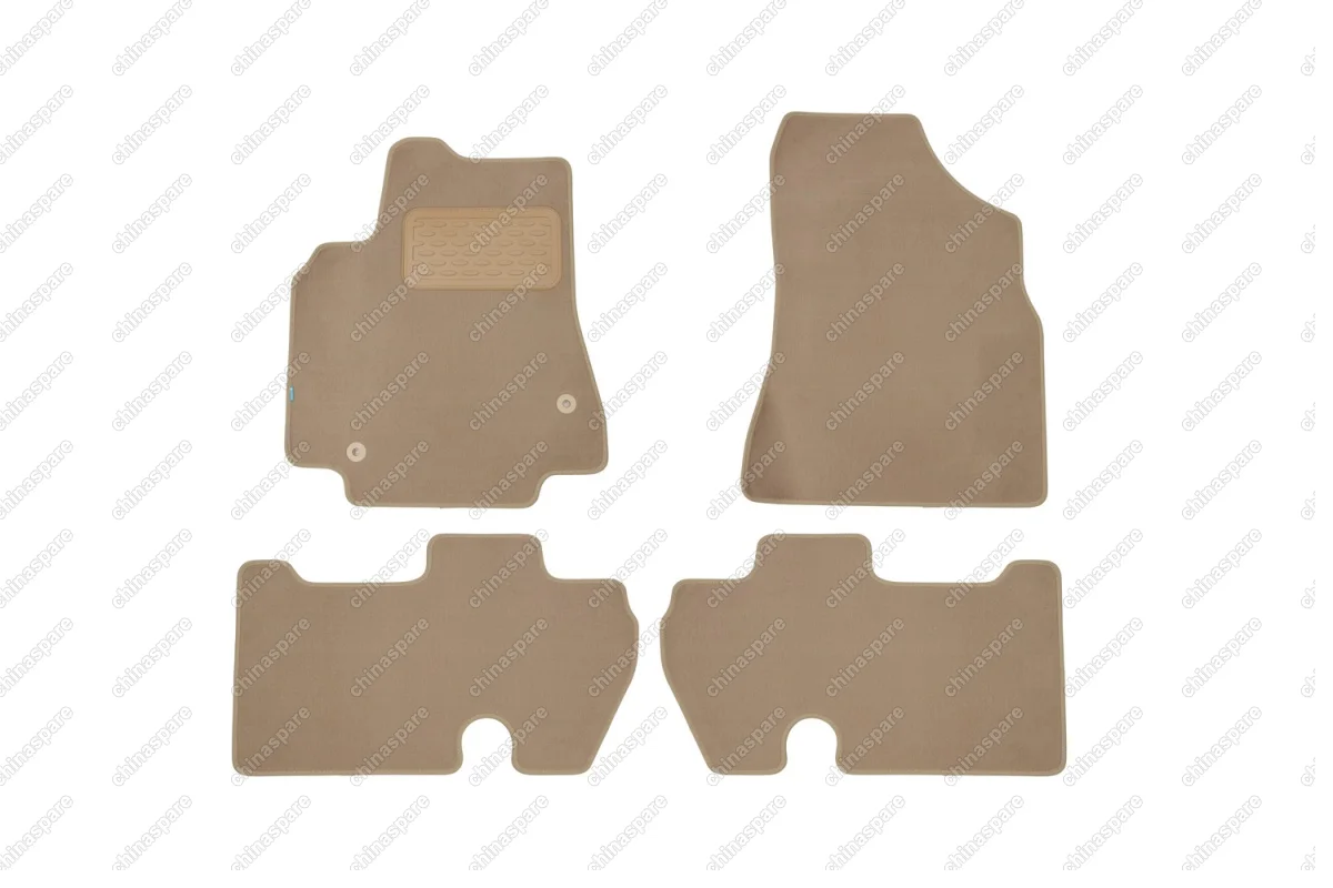 KLEVER04380922112kh Коврики в салон Klever Premium PEUGEOT Partner Tepee VP 2008->, мв., 4 шт. (текстиль, бежевые)