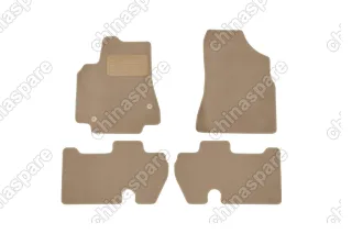 KLEVER04380922112kh Коврики в салон Klever Premium PEUGEOT Partner Tepee VP 2008->, мв., 4 шт. (текстиль, бежевые)