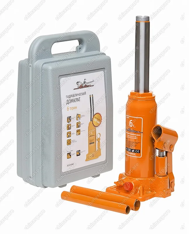 AJ-B-06K Домкрат бутылочный 6 тонн, в кейсе