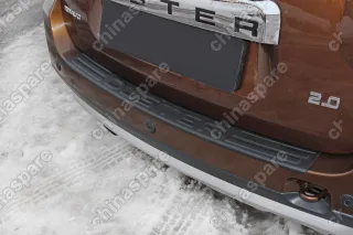NRD025702 Накладка на задний бампер Вариант 2 для RENAULT Duster 2010-2014, шагрень