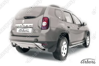 AFZDARD08 Защита заднего бампера d57 "скоба" Arbori нерж. сталь для RENAULT Duster 2010-2015