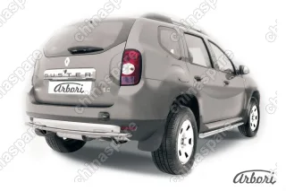 AFZDARD10 Защита заднего бампера d42 Arbori нерж. сталь для RENAULT Duster 2010-2015