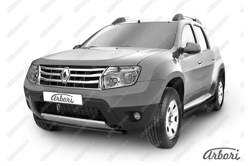 AFZDARD05B Защита переднего бампера d42 Arbori черн. для RENAULT Duster 2010-2015