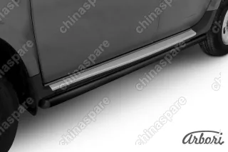 AFZDARD06B Защита порогов d57 труба Arbori черн. для RENAULT Duster 2010-2015