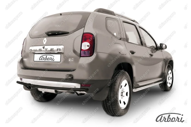 AFZDARD10B Защита заднего бампера d42 Arbori черн. для RENAULT Duster 2010-2015