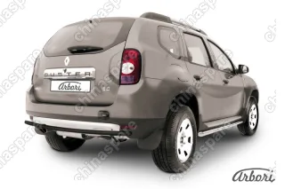 AFZDARD10B Защита заднего бампера d42 Arbori черн. для RENAULT Duster 2010-2015