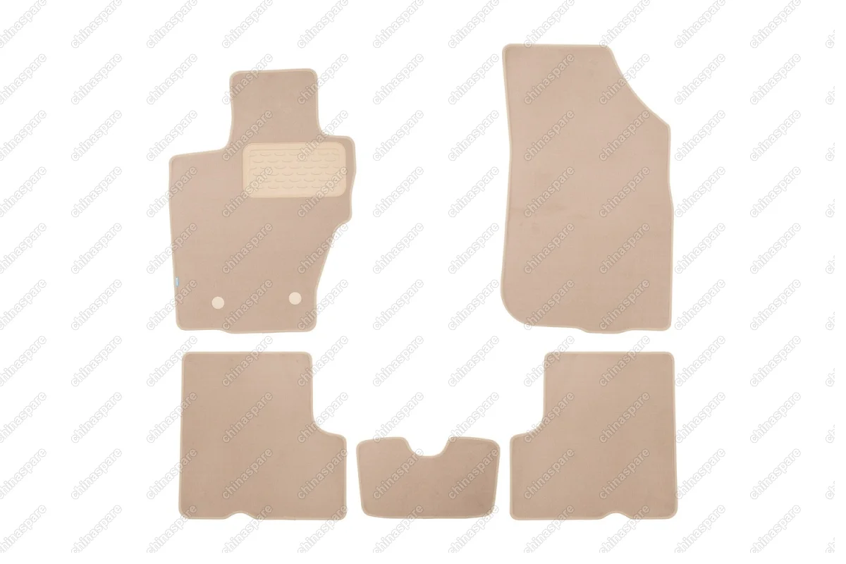 KLEVER04412922112kh Коврики в салон Klever Premium RENAULT Duster 4WD 2011-2015, кросс., 5 шт. (текстиль, бежевые)
