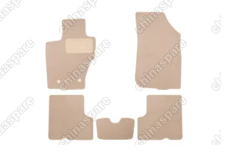 KLEVER04412922112kh Коврики в салон Klever Premium RENAULT Duster 4WD 2011-2015, кросс., 5 шт. (текстиль, бежевые)