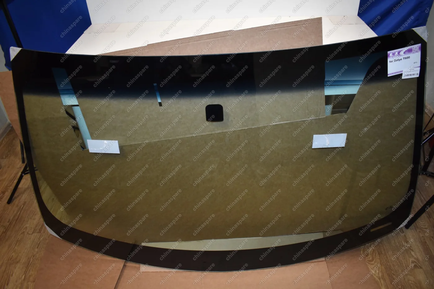 Стекло лобовое KMK ТЗ Zotye T600 (ЗП / Без ДД)