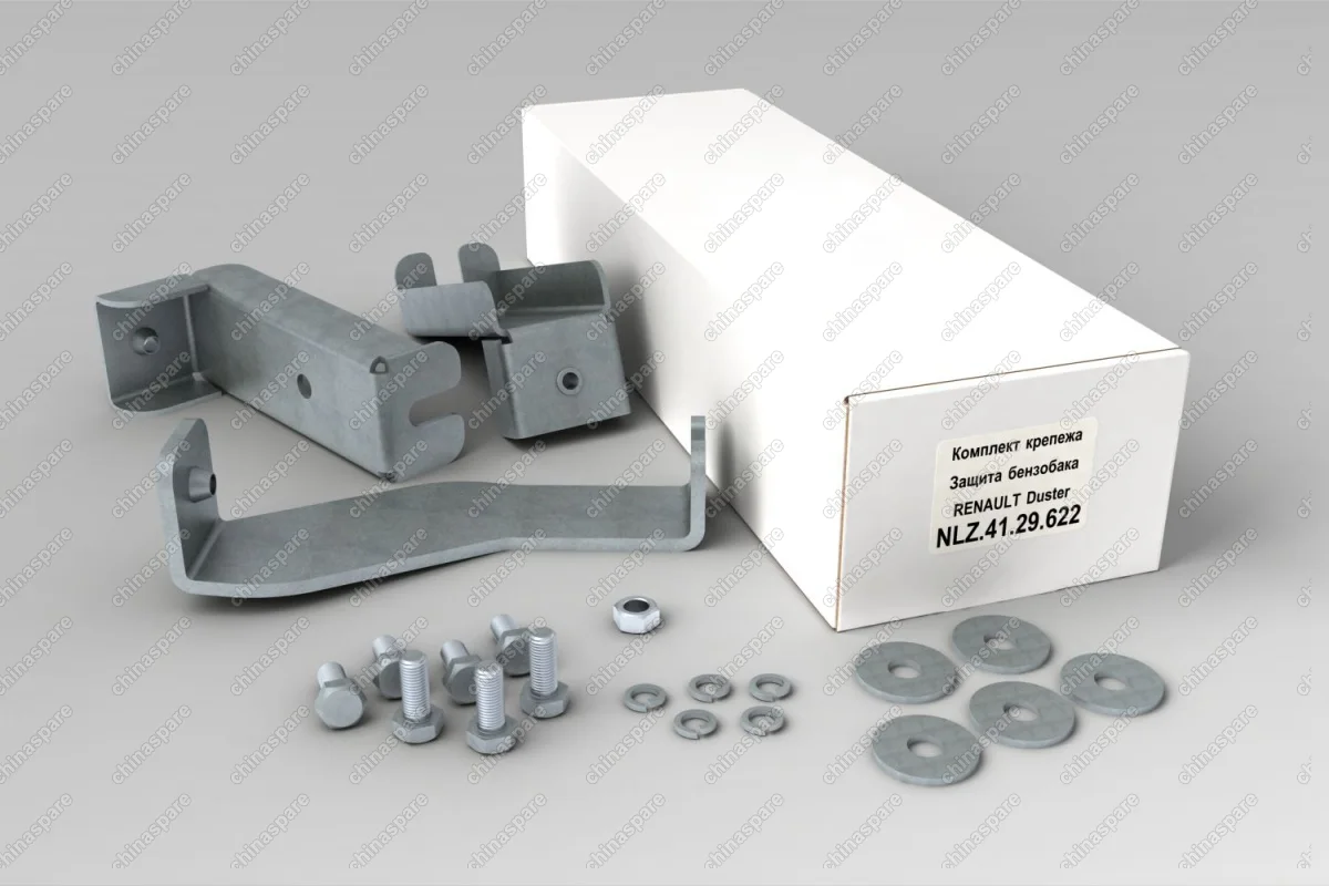 NLZ4129622NEW Комплект крепежа для Защиты бензобака, подходит для RENAULT Duster 4x4 (2011-05/2015), 1,6 2,0 бензин, 1,5 дизель, АКПП/МКПП