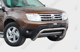 RDUS561440 Решетка передняя мини низкая d60,Renault Duster 2012->, RDUS.56.1440