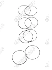 Кольца поршневые (Комплект) Geely Emgrand X7 2,0T