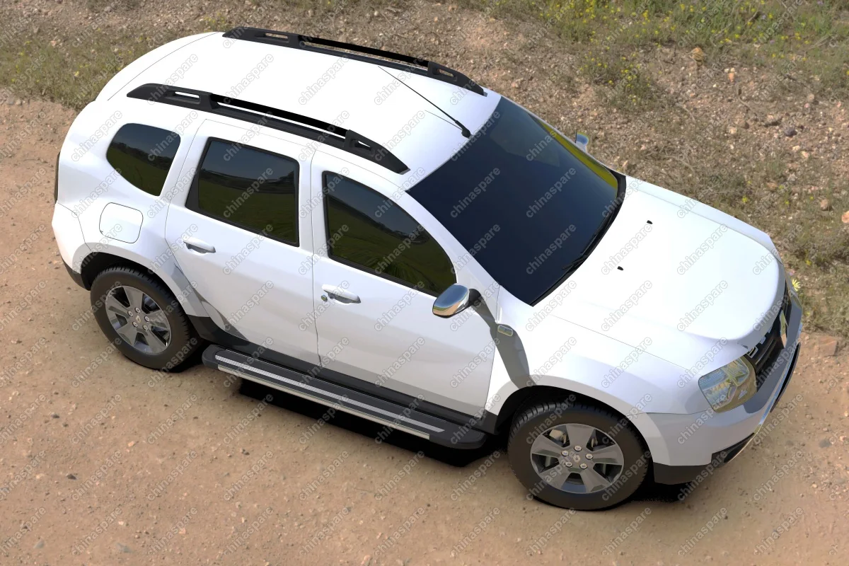 AFZDAALRD1503 Комплект алюминиевых порогов Arbori Luxe Black 1800 для RENAULT Duster 2015-нв