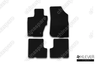 KVR01413201200k Коврики в салон Klever Econom RENAULT Duster 2WD/4WD 2015->, кросс., без ручки для дистанционного открытия лючка бензобака, 5 шт (текстиль)