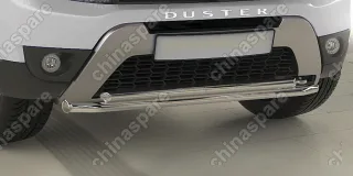 AFZDARD1504 Защита переднего бампера d42+d42 двойная Arbori нерж. сталь для RENAULT Duster 2015-нв