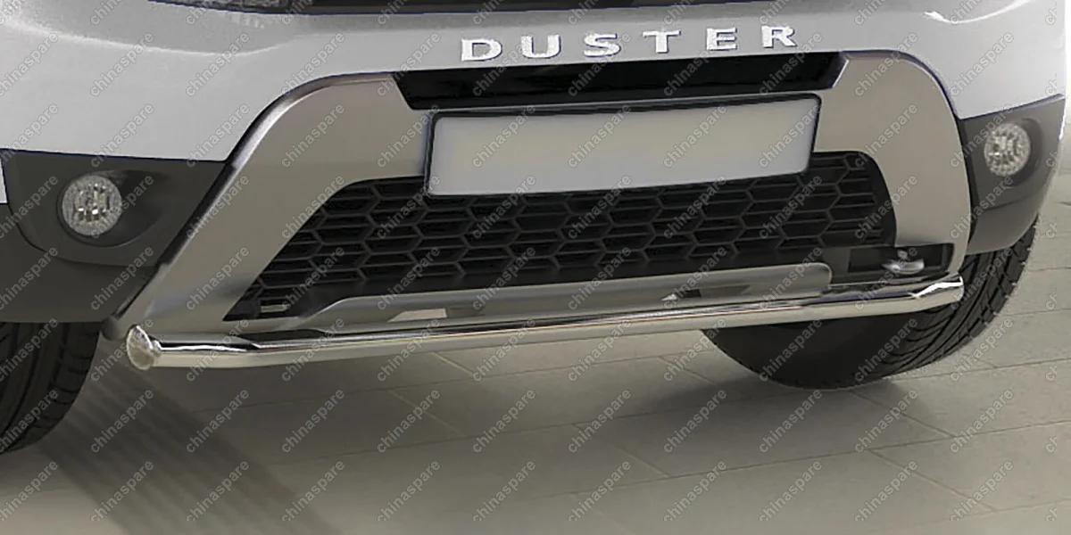 AFZDARD1505 Защита переднего бампера d42 Arbori нерж. сталь для RENAULT Duster 2015-нв