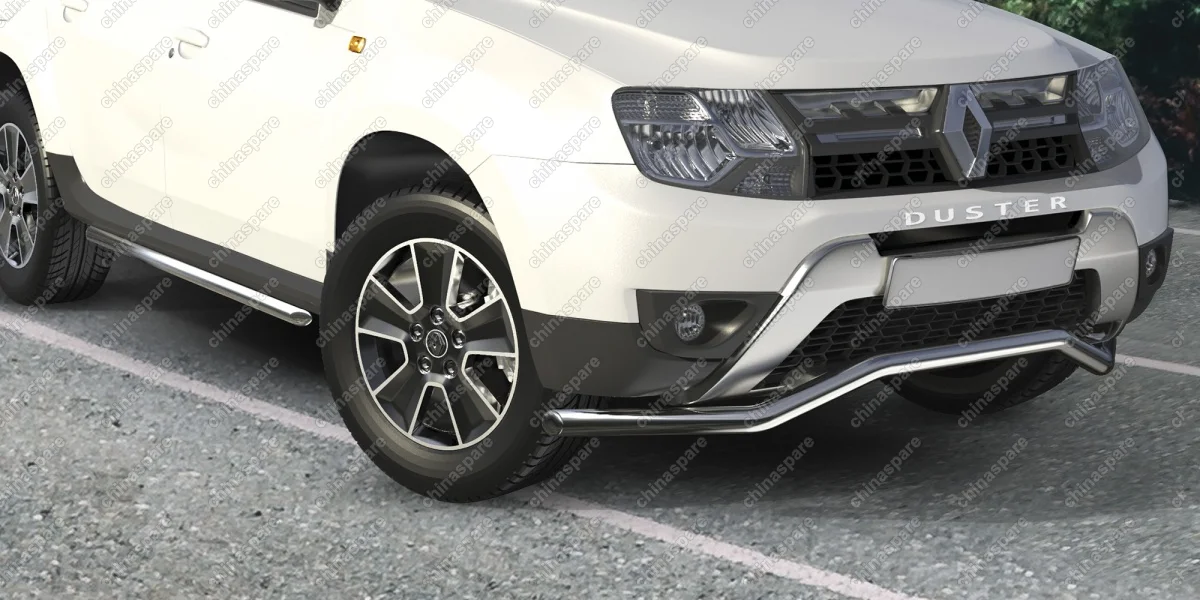 AFZDARD1506 Защита порогов d57 труба Arbori нерж. сталь для RENAULT Duster 2015-нв