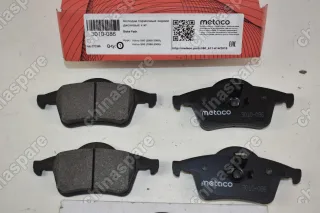 Колодка тормозная задняя Metaco (Комплект) Volvo S60 I, S80 I, V70 I, V70 II, XC70