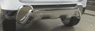 AFZDARD1508 Защита заднего бампера d57 "скоба" Arbori нерж. сталь для RENAULT Duster 2015-нв