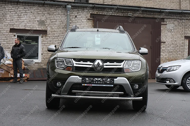 RDUS485323 Защита переднего бампера труба d60/42 двойная, Renault Duster 2015-