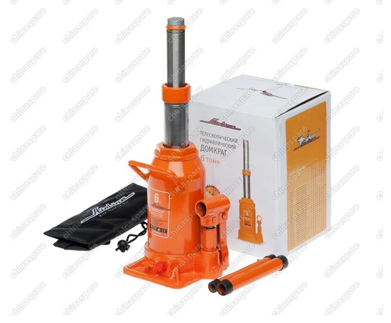AJ-TB-06 Домкрат бутылочный телескопический 6 тонн