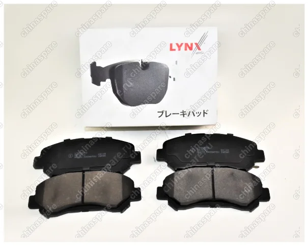 Колодка тормозная передняя LYNXauto (Комплект) Nissan Qashqai 07-, X-Trail 07-
