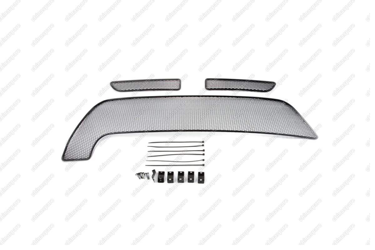 1430915151 Сетка на бампер внешняя для RENAULT Duster 2015->, 3 шт., черн., 15 мм, для комплектаций Privilege/Luxe Privilege/Adventure