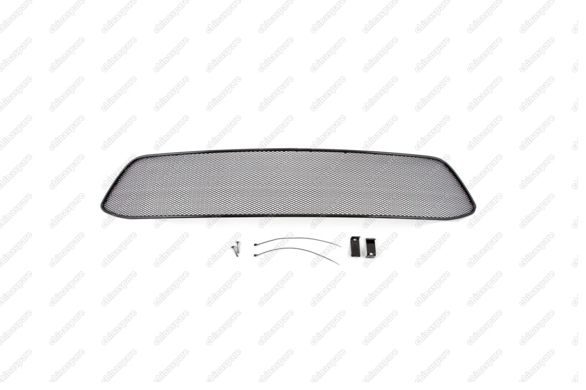 1430614101 Сетка на бампер внешняя для RENAULT Fluence 2014->, черн., 10 мм