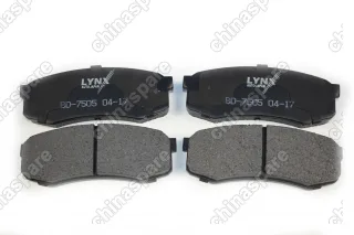 Колодки тормозные задние LYNXauto (Комплект) Toyota Land Cruiser (J70/80) / Prado (J90/120/150) 3.0D 10