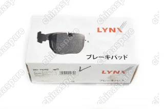 Колодки тормозные передние LYNXauto (Комплект) Toyota Auris (AKE) 1.4-1.6 07-, Corolla (AKE) 1.3-1.6 06-